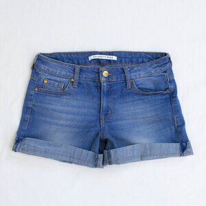 Celebrity Pink Rolled Cuff Jean Shorts - Cobalt Blue